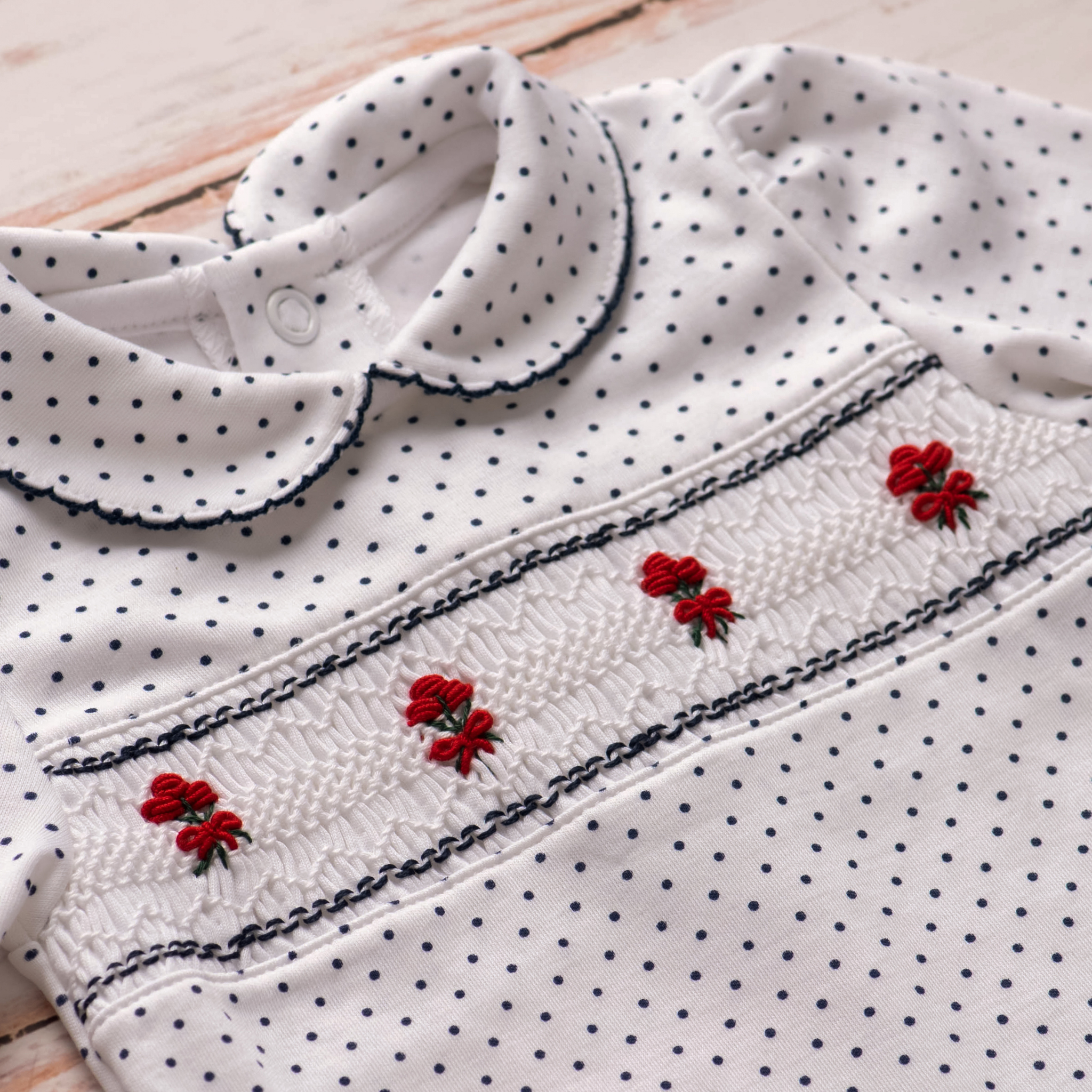 Lolita Smocked Footie